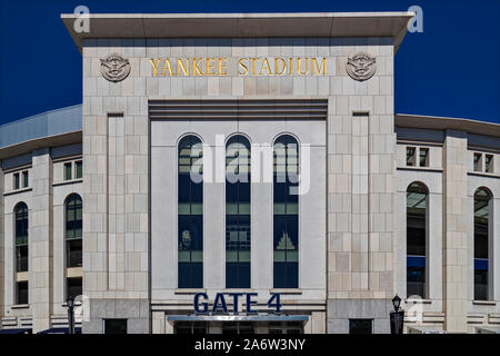 NY Yankee Stadium Gate 4 Stock Photo