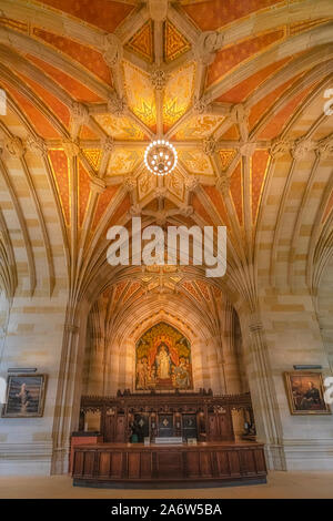 Yale University Sterling Memorial Library Stock Photo