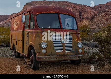 International Harvester A120 Metro Van Delivery Truck Stock Photo