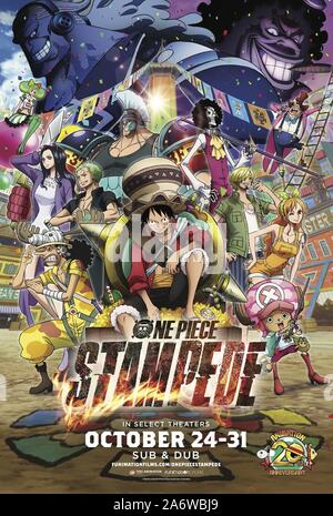 One Piece Japanese Animation Poster Stock Photo Alamy