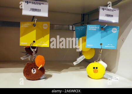 Hollywood, California – LINE FRIENDS and BT21 Pop-up Store situated at 6922 Hollywood Blvd. Stock Photo