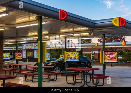 Menu at Sonic Drive-In fast food, Peoria