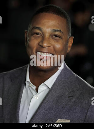 New York, USA. 28th Oct, 2019. Don Lemon, television news commentator attends the Apple TV 's 'The Morning Show' World Premiere at David Geffen Hall at Lincoln Center on October 28, 2019 in New York City. Photo by Peter Foley/UPI Credit: UPI/Alamy Live News Stock Photo