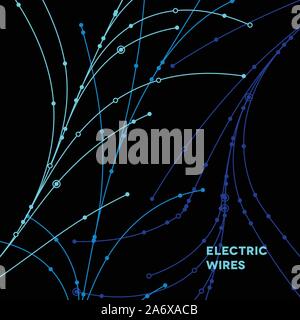 Wire grid made of connected dots Stock Vector Image & Art - Alamy