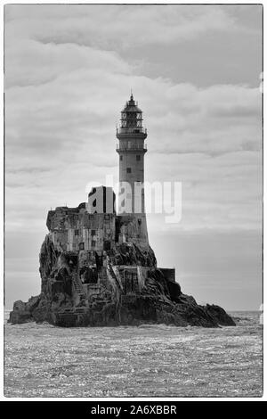 Fastnet Rock Lighthouse, Cape Clear Island, County Cork, Ireland Stock Photo