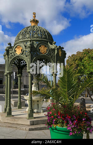 Queen Victoria fountain, Dun Laoghaire, County Dublin, Ireland Stock Photo