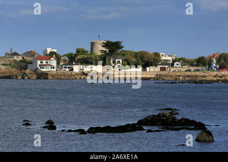 Martello Tower in Sandycove, County Dublin, Ireland Stock Photo