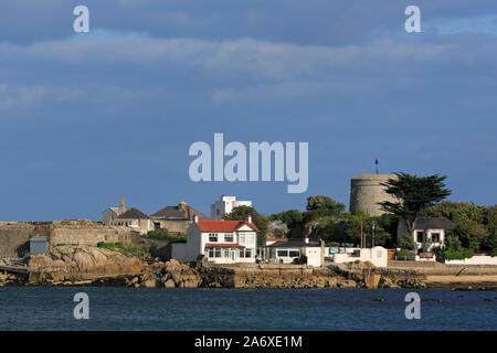 Martello Tower in Sandycove, County Dublin, Ireland Stock Photo