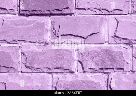 Cladding tiles close up. Abstract background lilac color toned Stock Photo