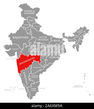 Map of Satara District in Maharashtra, India Stock Photo - Alamy