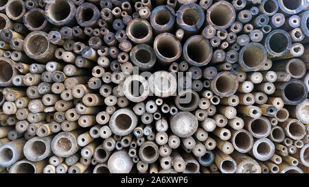 background made of bamboo Stock Photo