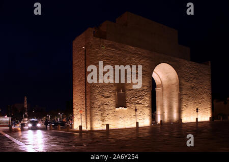 Italy, Apulia, ancient civic door Porta Napoli in Lecce Stock Photo