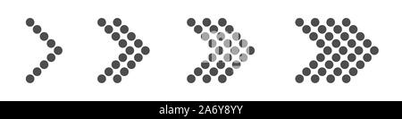 Arrow icon set. Arrows. Pointer signs Vector illustration Stock Vector