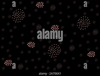 Seamless pattern with grouped dots. Great for wrapping, textiles, fabric, swatches, backdrops, templates, etc. Vector Illustration Stock Vector