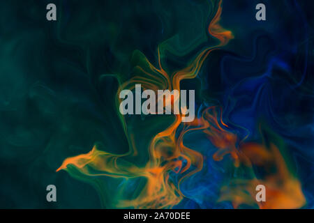 Original background with ink diffusion in liquid Stock Photo
