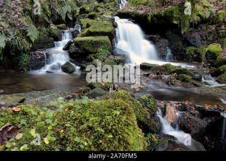Waterfall in Yorkshire Stock Photo