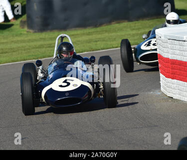 Paul Griffin, Cooper Climax T51, Richmond and Gordon Trophies, 2½ Litre Grand Prix cars, 1954 to 1960, Goodwood Revival 2019, September 2019, automobi Stock Photo