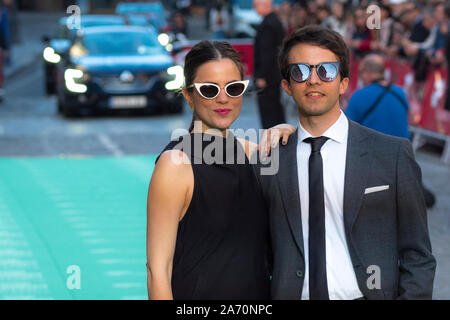 Actores, directores y gente de la industria cinematográfica se dieron cita en la gala de clausura de la 64 Seminci celebrada en el teatro Calderón. Stock Photo