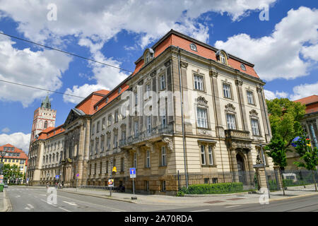 Hauptgebäude, Europa-Universität Viadrina, Große Scharrnstraße, Frankfurt an der Oder, Brandenburg, Deutschland Stock Photo