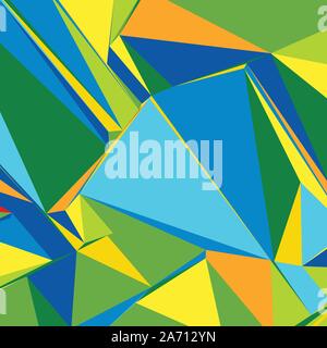 Abstract background with colorful triangles for magazines, booklets or mobile lock screen Stock Vector