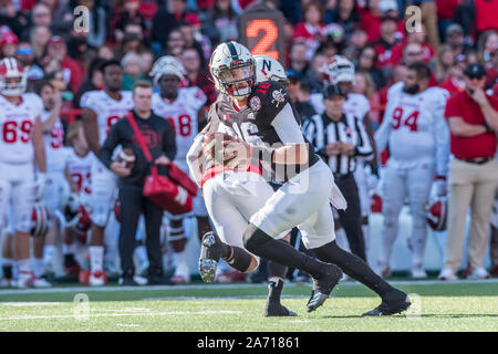 October 26, 2019 - Lincoln, NE. U.S. - Nebraska Cornhuskers head coach ...