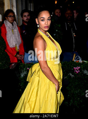 Jorja Smith attending the Harper's Bazaar Women of the Year Awards at Claridges Hotel, London. Stock Photo