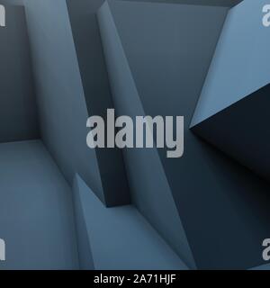 Abstract geometric background with overlapping cubes Stock Vector