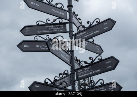 Different Directions Stock Photo
