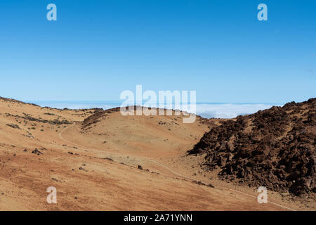 Teide Volcano area in the beautiful Tenerife island - Canary Islands - Spain Stock Photo