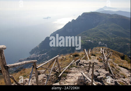 Croce Conocchia walk Amalfi Coast Stock Photo
