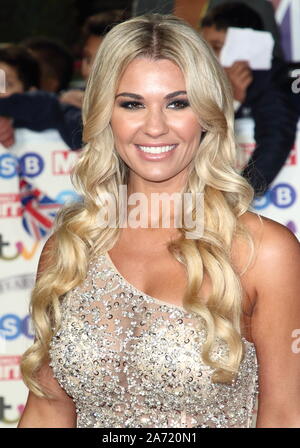 Christine McGuinness on the red carpet at The Daily Mirror Pride of Britain Awards, in partnership with TSB, at the Grosvenor House Hotel, Park Lane. Stock Photo