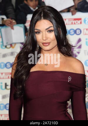 India Reynolds on the red carpet at The Daily Mirror Pride of Britain