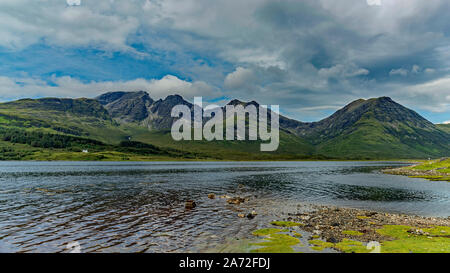 Bla Bheinn mountain and Loch Slapin, Isle of Skye Stock Photo