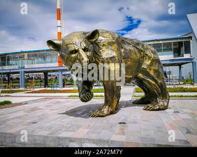 Quito, Pichincha Ecuador - October 25, 2019: Bicentennial Event Center, middle of Quito near an airfield, A convention center. Stock Photo