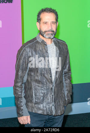 New York, NY - October 28, 2019: Tony Shalhoub attends world premiere of Apple TV 'The Morning Show' at Lincoln Center David Geffen Hall Stock Photo