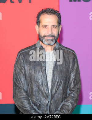 New York, NY - October 28, 2019: Tony Shalhoub attends world premiere of Apple TV 'The Morning Show' at Lincoln Center David Geffen Hall Stock Photo