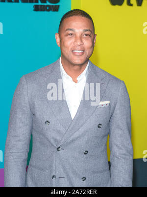 New York, NY - October 28, 2019: Don Lemon attends world premiere of Apple TV 'The Morning Show' at Lincoln Center David Geffen Hall Stock Photo