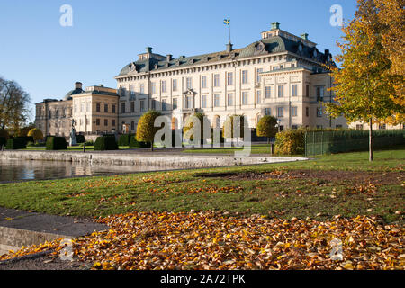 Front entrance, Drottningholm Palace (Sweden) Stock Photo