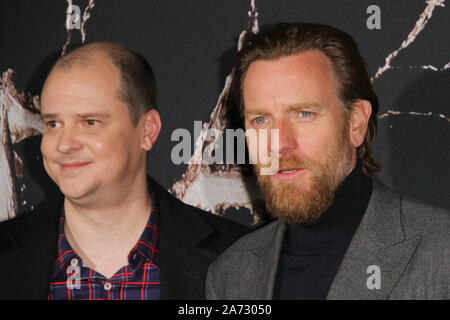 Los Angeles, USA. 29th Oct, 2019. Mike Flanagan, Ewan McGregor at Warner Bros. Pictures 'Doctor Sleep' Premiere held at the Regency Theater, Los Angeles, CA, October 29, 2019. Photo Credit: Joseph Martinez/PictureLux Credit: PictureLux/The Hollywood Archive/Alamy Live News Stock Photo