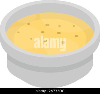 Fresh spices sauce icon, isometric style Stock Vector