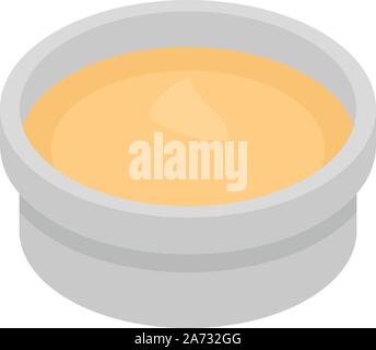 Spicy sauce icon, isometric style Stock Vector
