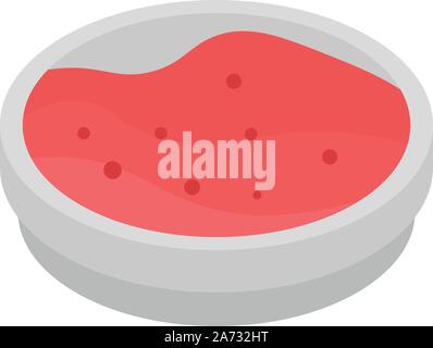 Cooking sauce icon, isometric style Stock Vector