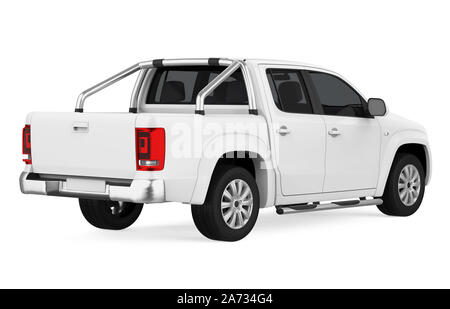 Pickup Truck Isolated Stock Photo