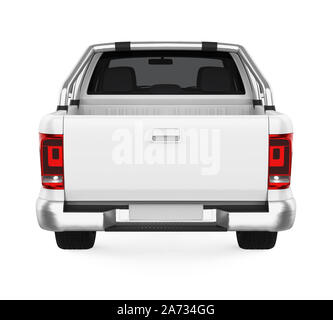 Pickup Truck Isolated Stock Photo