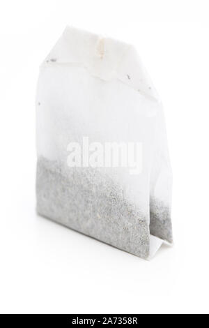A tea bag isolated on white background Stock Photo