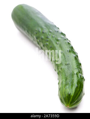Cucumber isolated on white background Stock Photo