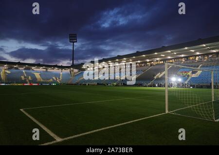 Bochum, Deutschland. 29th Oct, 2019. firo: 29.10.2019, Football, DFB Cup, season 2019/2020, VfL Bochum - FC Bayern Munich. 1: 2 blue hour, light mood in the VONOVIA RUHRSTADION, overview, depository, highlight | usage worldwide Credit: dpa/Alamy Live News Stock Photo