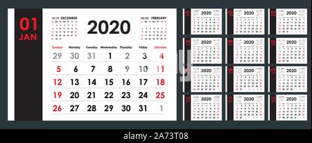 Desk Calendar corporate set design template vector file Stock Vector ...