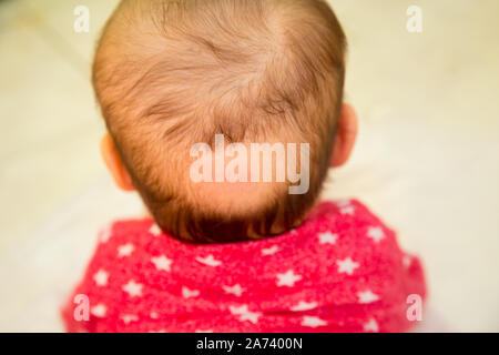 Cute Dark Skin Baby Lying On The Towel And Laughing High Quality Photo Stock Photo Alamy