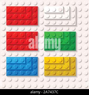 constructor set 01 Stock Vector